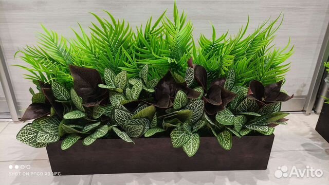 Искусственная осока зелень бордюры для зонирования