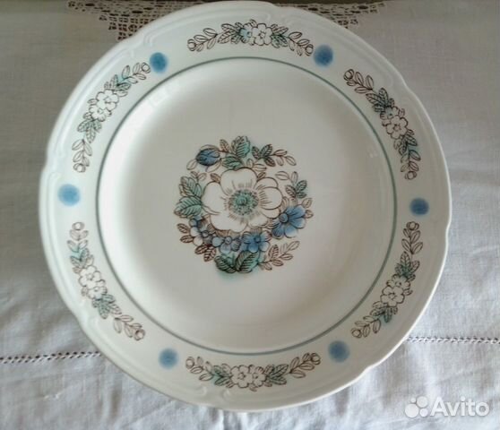 Тарелка фарфор зик СССР