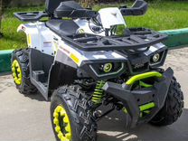 Квадроцикл ATV Hunter 200 New LUX бело-зеленый