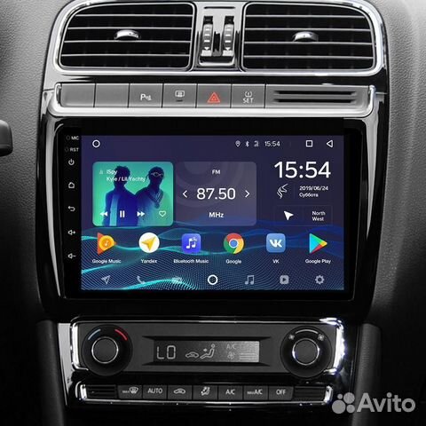 Магнитола Volkswagen Polo Android IPS экран новая