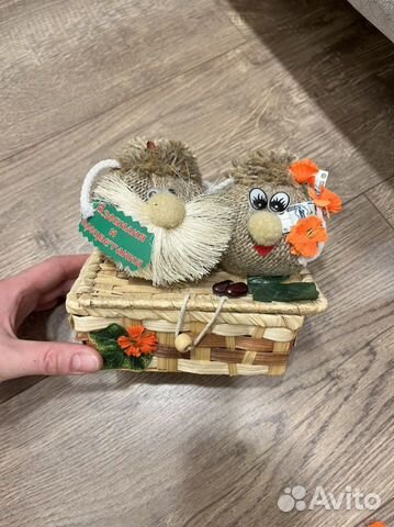 Шкатулка из соломы