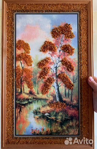 Картины из янтаря