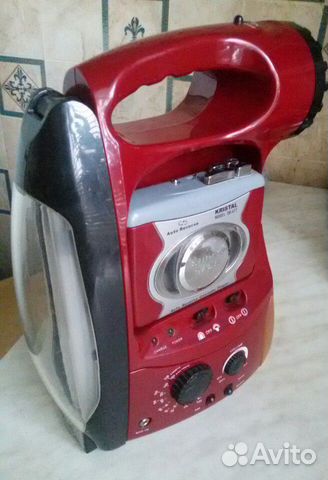 Фонарь аккумуляторный- музыкальный центр