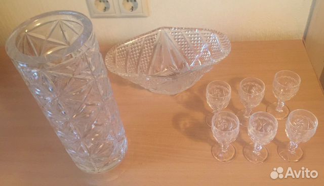 Хрусталь СССР, 1960-70, Ручная гравировка