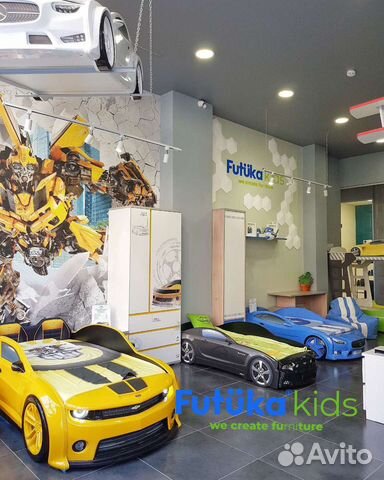 Кровать машина