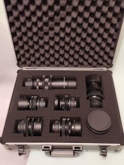 Комплект 7 Объективов с байонетом пл PL