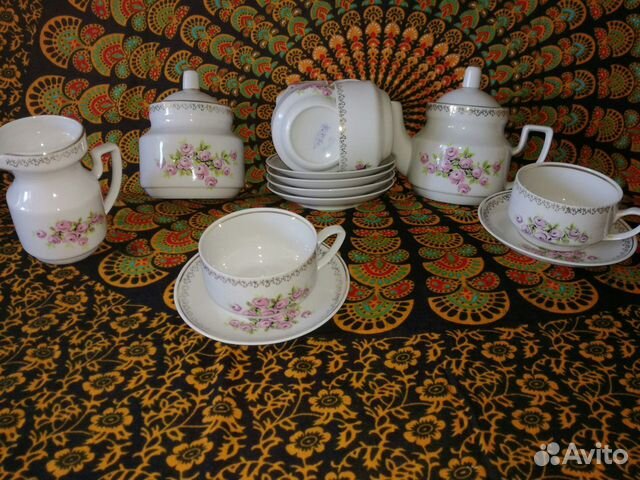 Сервиз чайный советский, Рига