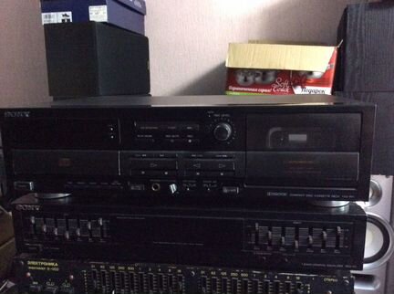 Sony compact disc cassete deck TXD-R11. Обмен