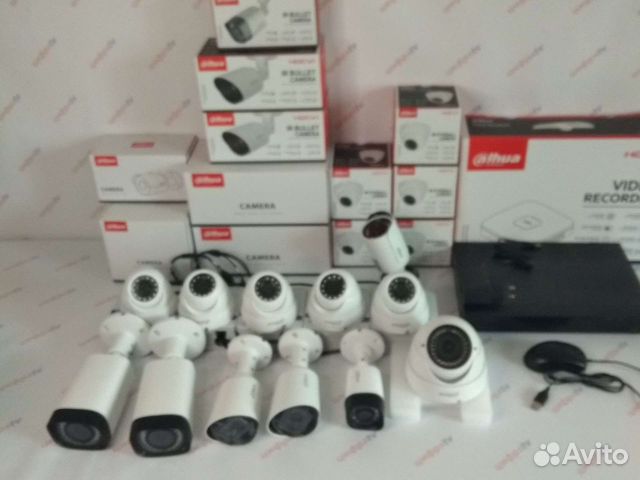 12 Камер видеонаблюдения 4Мп регистратор Dahua