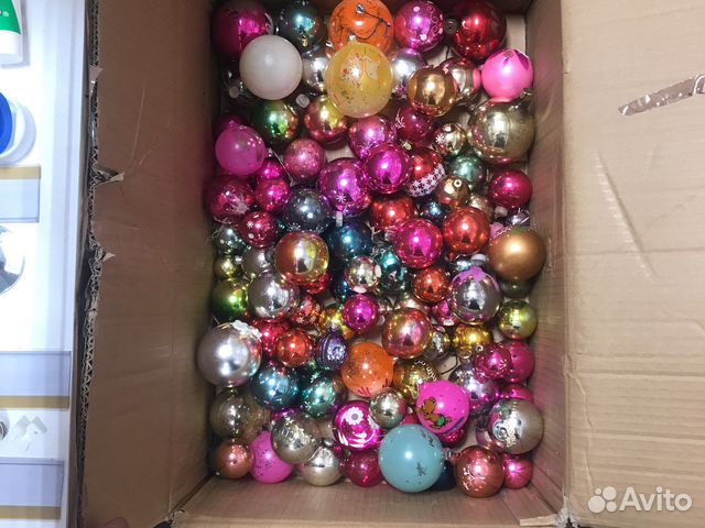 Елочные игрушки, стеклянные СССР