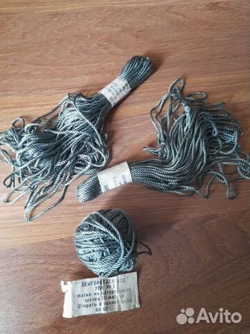 Нитки из натурального шелка СССР
