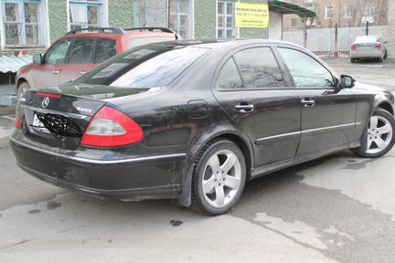 Mercedes-Benz E-class (W211) чёрные стёкла