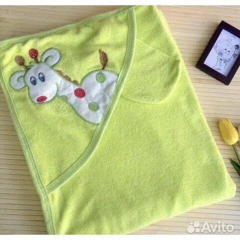 Полотенце уголок для новорожденных