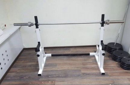 Стойка для штанги+олимпийский гриф MB Barbell