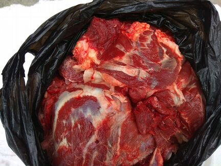 Мясо для собак с говяжьих голов Языки