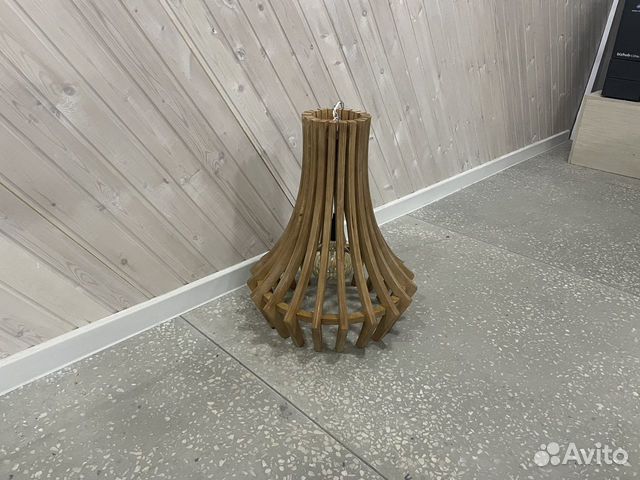 Светильник из дерева