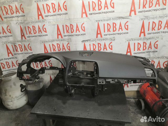 Ремонт торпедо Мазда сх5 (серая)