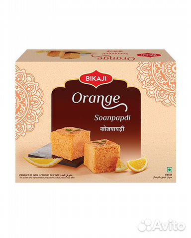 Соан Папди Апельсин Бикаджи (Soan Papdi Orange Bik