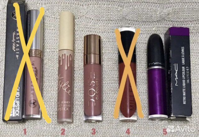 Косметика, помада, матовые помады, блеск для губ