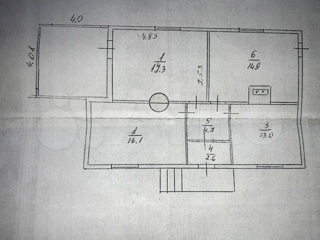 Дом 74 м² на участке 9 сот.