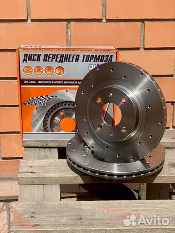 Диск тормозной перед на ваз R14 alnas sport