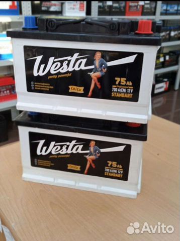 Акб Westa black 75ah обратной полярности