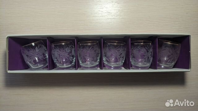 Подарочный набор рюмок Гусевский хрусталь СССР
