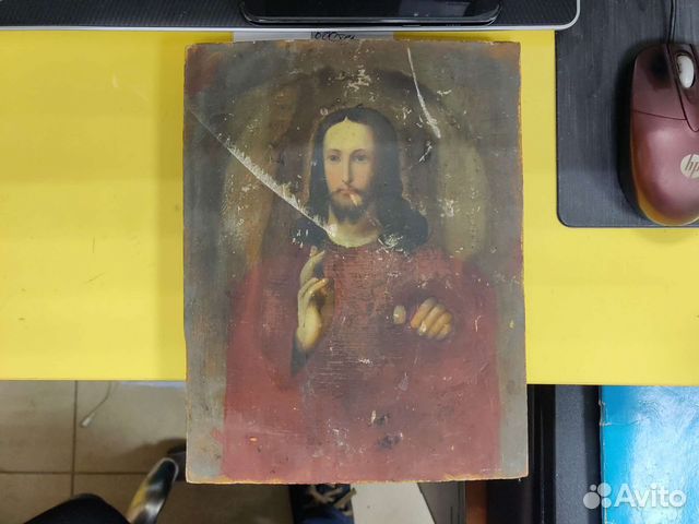 Икона Иисус Христос дореволюционная