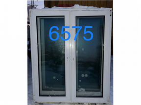 Окно бу пластиковое, 1530(в) х 1280(ш) № 6575