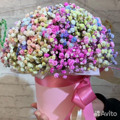 Гипсофила в коробке. Доставка