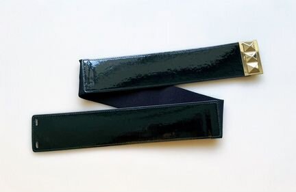 Ремень H&M новый лаковый на резинке