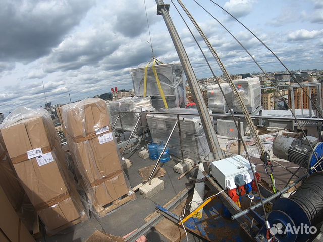 Аренда крана Пионер. Кран на крышу