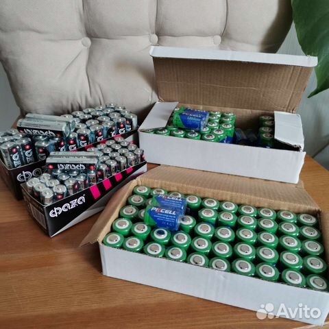 Батарейки CR123A, CR2, AA, AAA