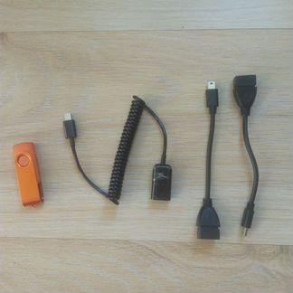 Переходник новый OTG USB 2.0 otg 3.0 mini micro