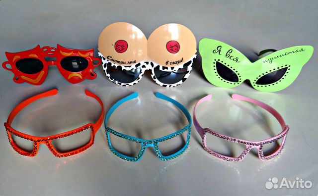 Очки прикольные- карнавальные