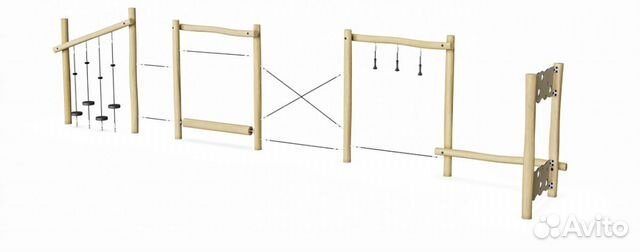 Детские площадки из Робиния Испытание на ловкость