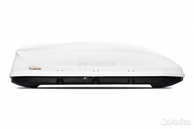 Автобокс на крышу Белый Turino 1 (410 л)