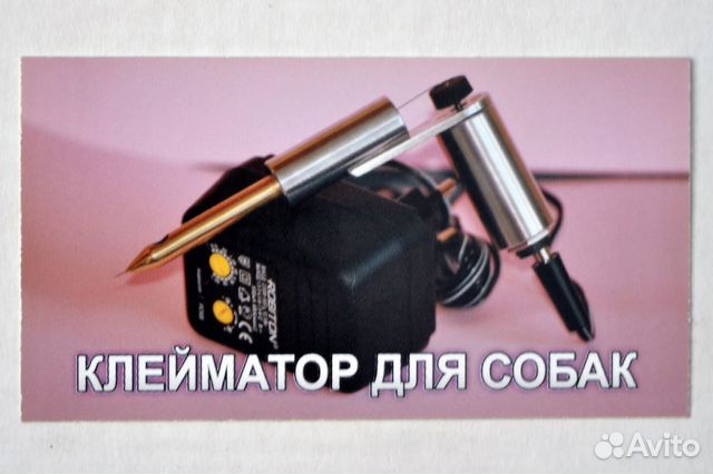 Клеймение щенков и взрослых собак