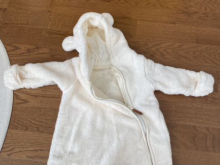 Костюм белый мишка для младенцев (3-8 месяца)