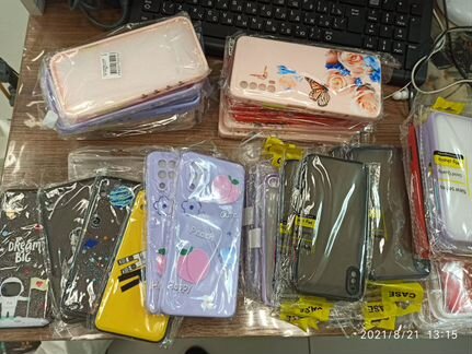 Чехлы/стекла и др товары к телефонам