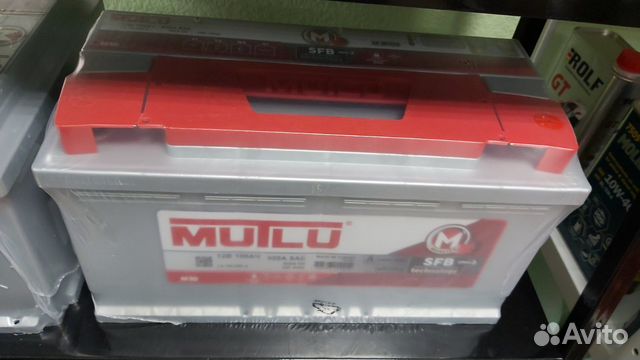 Аккумулятор mutlu 6ст-100Ah обр. 950А(SAE)