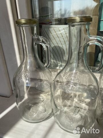 Кувшин графин 1 литр бутылка с крышкой