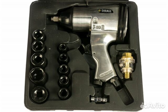 Пневмогайковерт Garage GR-IW 315 с набором головок