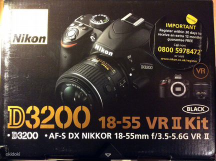 Nikon D3200 kit 18-55mm Новый