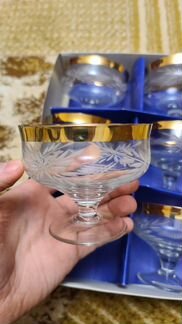 Бокалы из хрусталя, винтаж