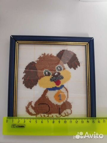 Картина вышитая