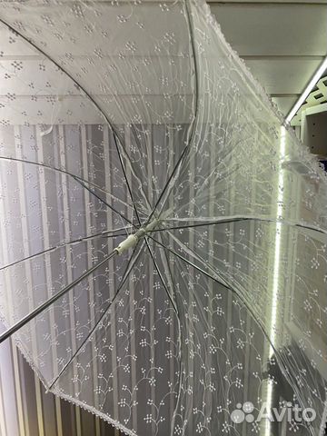 Зонт свадебный ручной работы