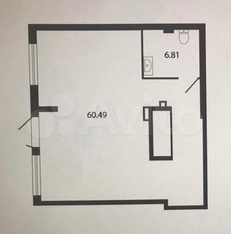 Свободного назначения, 67 м²