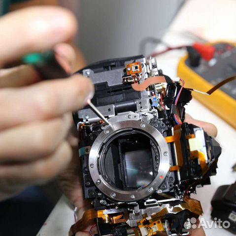 Ремонт фотоаппаратов и объективов