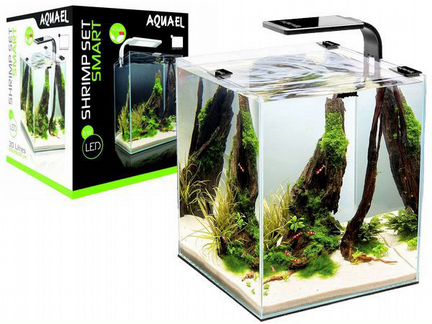 Aquael shrimp SET smart plant ll 20, Креветкариум
